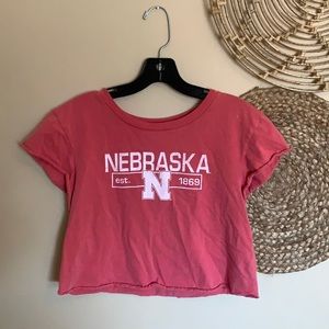 Nebraska Husker Crop Top